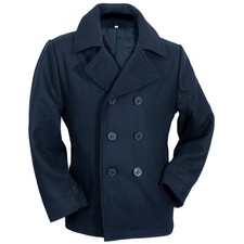 US Navy Pea Coat cappotto marino blu XS-3XL cappotto invernale giacca cappotto corto blue