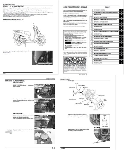 Manuale officina honda - honda, sh