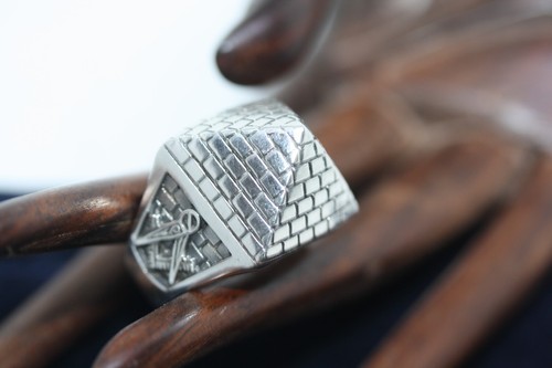 Anello uomo massonico - anello,