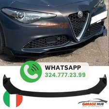 UPGRADE *LOOK QUADRIFOGLIO* per ALFA ROMEO GIULIA LAMA SPLITTER FRONTALE