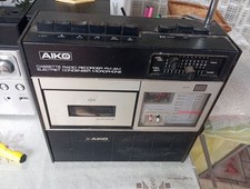  AIKO ATPR 401U Portable Cassette RECORDER Player Vintage