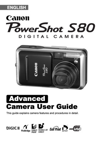 Canon powershot s80 - powershot, digital