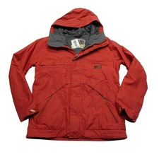 Giacca Burton uomo media rossa DRYRIDE con cappuccio snowboard sci cappotto invernale
