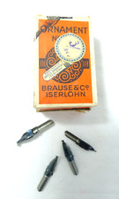 vecchia scatola PENNINI STILOGRAFICA PIENA FOUNTAIN PEN NIB BRAUSE & CO VINTAGE