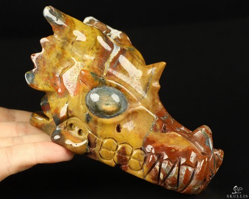 Teschio drago cristallo