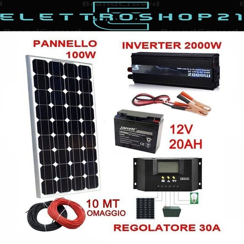Kit fotovoltaico pwm - kit,