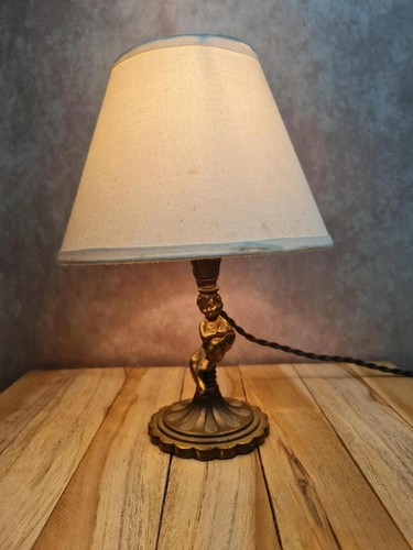 Lampe ancienne putti - , angelot
