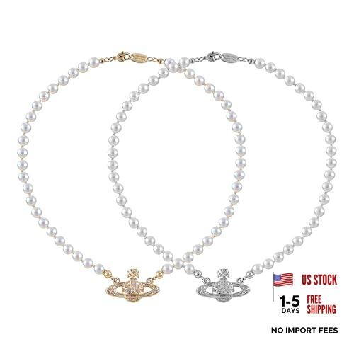 Collana perle saturno donna - perle,