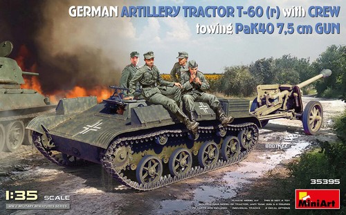 Miniart tracteur artillerie - miniart, d'artillerie