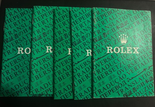 Rolex translation booklet - rolex,