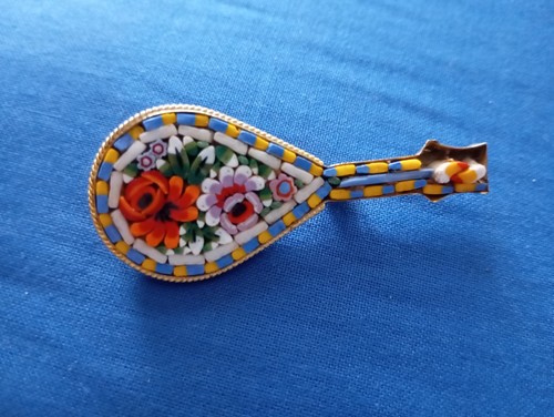 Spilla micro mosaico - in,