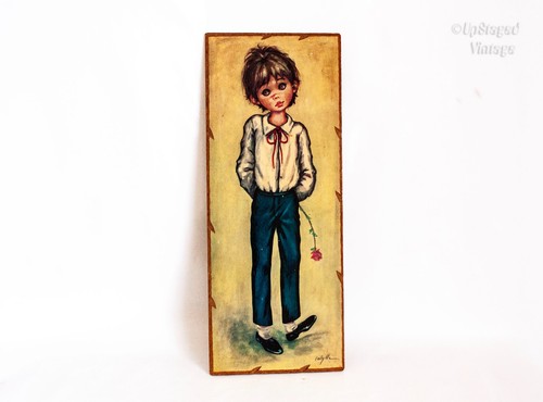 Kitsch big eye boy - eye,