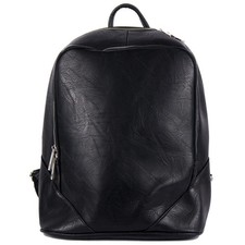 Zaino Uomo grande nero Capiente per Lavoro da Viaggio zainetto vintage ufficio