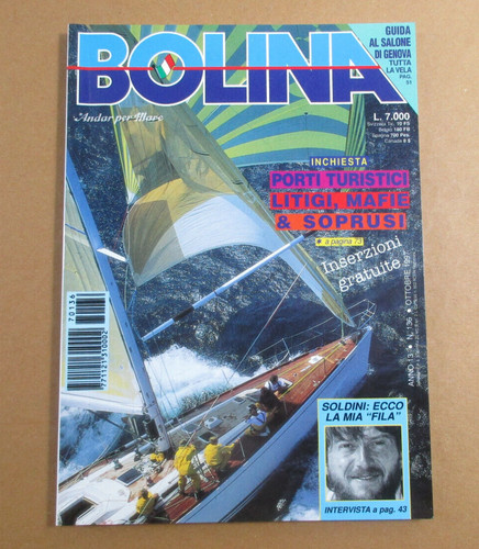 Rivista bolina andar - bolina, mare