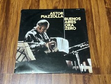 ASTOR PIAZZOLLA BUENOS AIRES ORA ZERO LP ITALY 1977 ELC 25125 MINT COME NUOVO