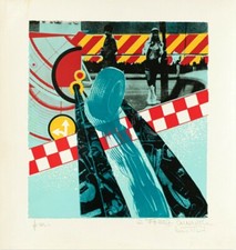 Gianni Bertini serigrafia