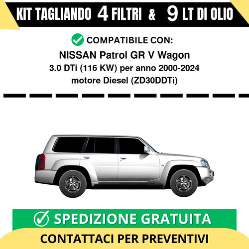 Tagliando per nissan - patrol, gr