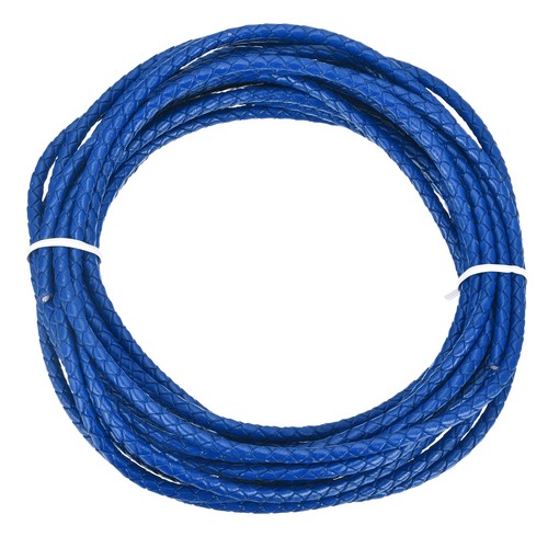 Corda pelle intrecciata 4mm - intrecciata,