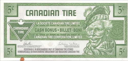 Vintage canadian tire cent - canadian,