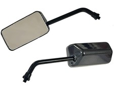 Coppia specchietti retrovisori in Carbon look non omologati moto scooter E-Bike