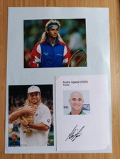Agassi, Andre. Firma autografa