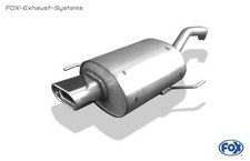 Scarico Sportivo IN Acciaio Inox Alfa Romeo 147 135x80mm Ovale Piatto