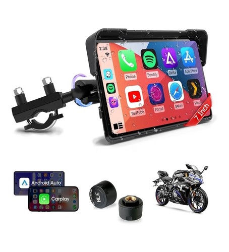 Carplay schermo per moto - 7",