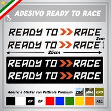 2X Adesivo Sticker Compatibile KTM READY TO RACE Superduke Adventure MOTO VINILE