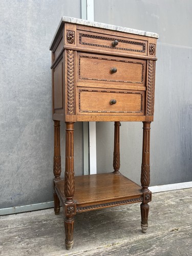 Comodino neoclassico mogano - comodino,