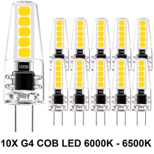 10X LAMPADINE LED G4 12V 6000K