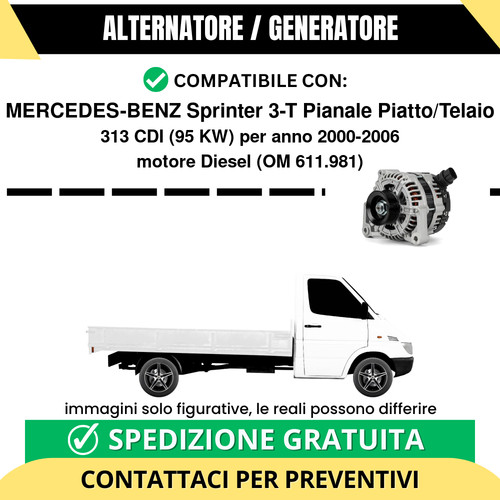 Alternatore mercedes benz - alternatore, mercedes-benz