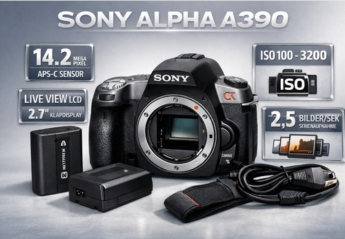 Sony alpha a390 megapixel - sony,