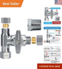 Compact Brass Angle Stop