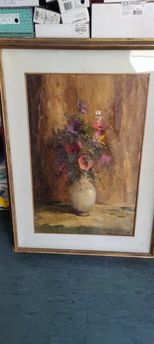 Quadro olio tela opera di - tela,