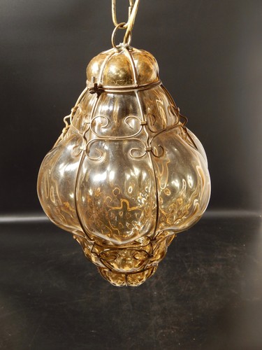 Antico lampadario lanterna - lampadario,