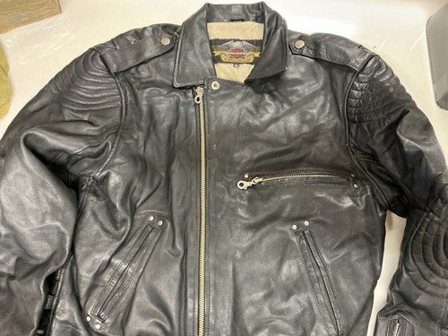 Giacca pelle vintage xl - giacca,