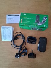 Doro PhoneEasy 612 Flip Phone rete EE con scatola e accessori originali