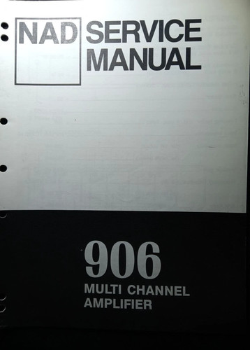Nad 906 amplificatore manuale - 906,