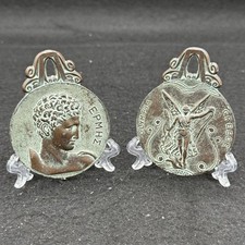 Grecia targa in metallo - grecia, 2,5”