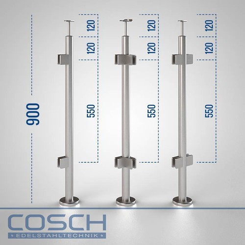Acciaio inox corrimano - acciaio, porta