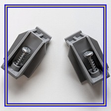 10005644 x 2 IKEA PAX Armadio Guida/Staffa per Binario in Plastica per Porta Scorrevole