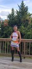 Crochet Rainbow Cloud Dress