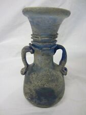 Vaso in vetro stile anfora romana antichizzato