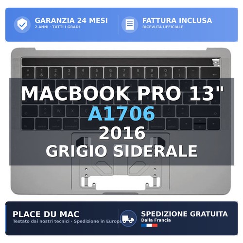 Scocca superiore con tastiera