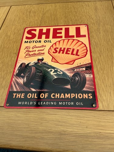 Shell motor oil metal - shell,