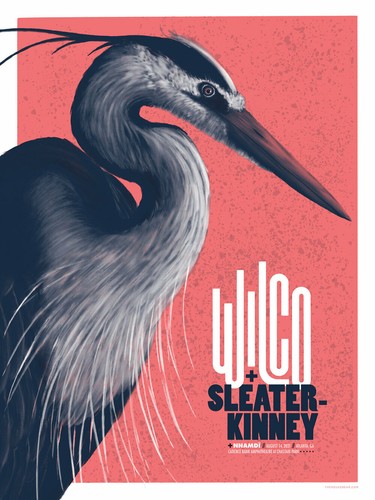 Wilco concert poster - poster, sleater