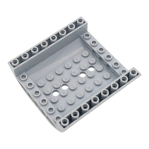 Lego pezzo curvo - grigio, chiaro