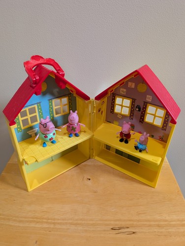 Peppa pig carrying case - carrying, house