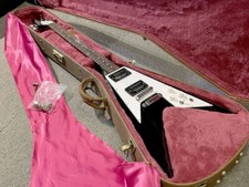 Gibson 1967 flying ebony - flying, v