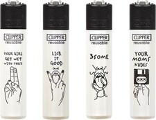 CLIPPER Accendino - Set Di 4 -